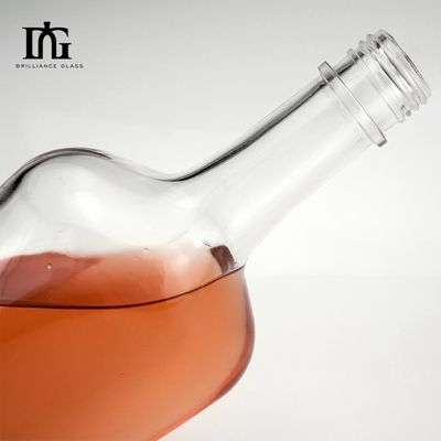 700ml Heavy Bottle Glass Wine Bottle with Screw Cap and Frost Surface Handling