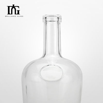 700ml Glass Gin Bottle with Cork Screw Cap Clear Whiskey Rum Spirits Vodka Bottle
