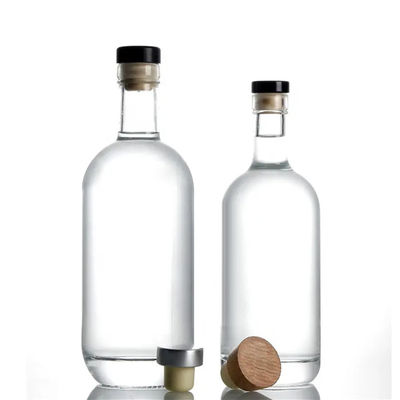 Custom Label and Engraved Design 50ml 100ml 250ml 500ml 750ml Glass Bottle for Soda