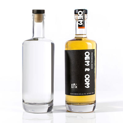 Custom Label and Engraved Design 50ml 100ml 250ml 500ml 750ml Glass Bottle for Soda
