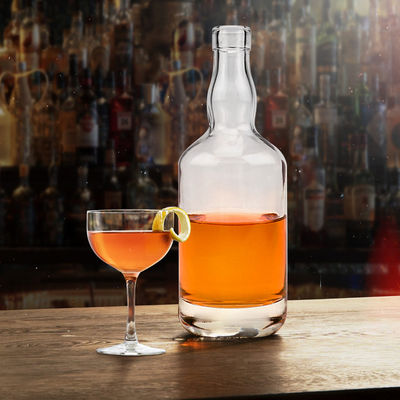 Engraved Glass Bottle for Gin Whiskey Liquor Brandy Vodka Wine 500ml 750ml 1000ml Better