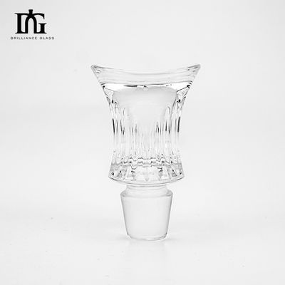 Collar Material 700ml Crystal Whiskey Decanter Custom Logo for Liquors and Beverages