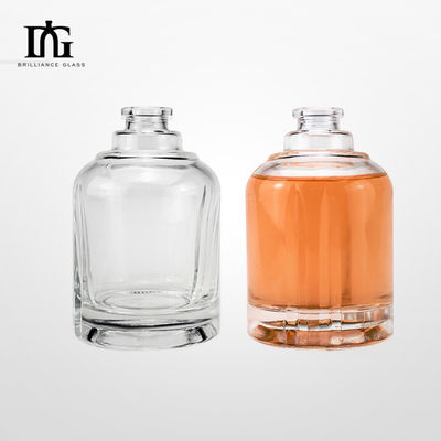Clear Round 500ml Glass Whisky Rum Vodka Gin Bottle for Sealing Type CORK Customization