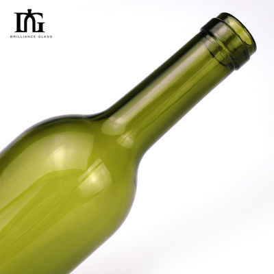 750ml 700ml Red Wine Glass Bottle with Shrink Film and Engraved Surface Handling on Glass