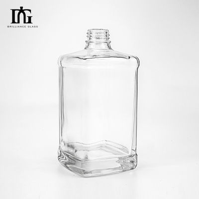 200ML 50cl 100ml Beverage Screw Cap Engraving Glass Bottle with Aluminium Screw Lid