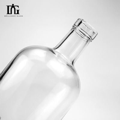 Provided Freely Customized 700ml Whiskey Rum Gin Empty Alcohol Bottle with Cork