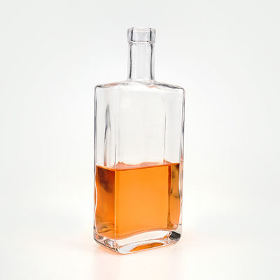 Engraved Electroplated Glass Bottle for Custom Logo and Packaging 700ml 750ml Vodka