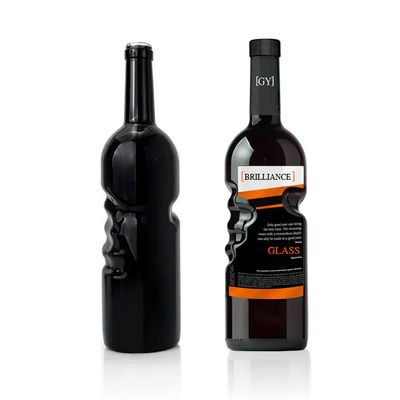 500ml/750ml Red Wine Bottle Angel's Hand Special-Shaped Glass for Beverage and Fruit Juice
