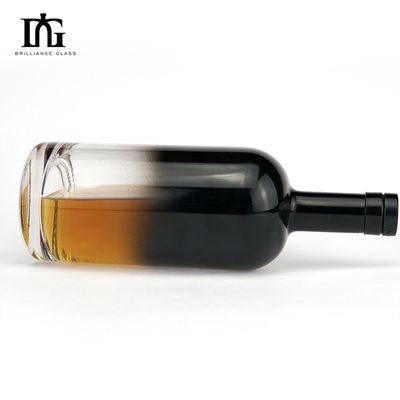 Glass Collar Material 500ml 700ml 750ml Vodka Liquor Bottles for Liquors and Beverages