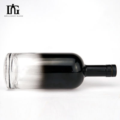 Glass Collar Material 500ml 700ml 750ml Vodka Liquor Bottles for Liquors and Beverages