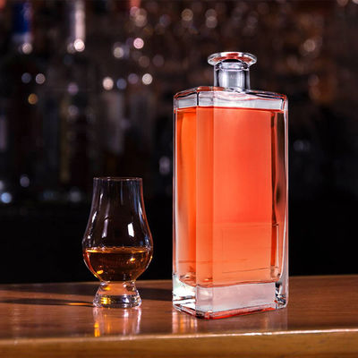 Cap Type Cork and Screw Both Glass Bottle 700ml for Beverage