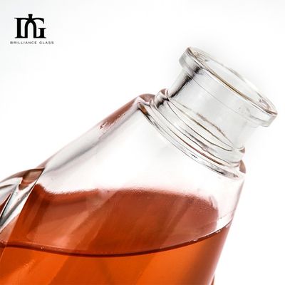 Empty Vodka Tequila Rum Liquor Mini Wine Bottles for Liquors Base Material Glass