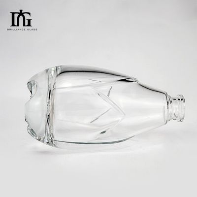 Empty Vodka Tequila Rum Liquor Mini Wine Bottles for Liquors Base Material Glass