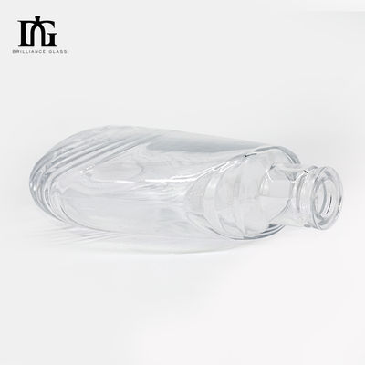 Glass Portable Picnic Wine Table with Cork Screw Cap 500ml/700ml Bottle and Glass Bottle