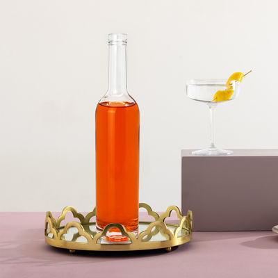 Screen Printing and Hot Stamping Glass Wine Bottle for Customized Packaging