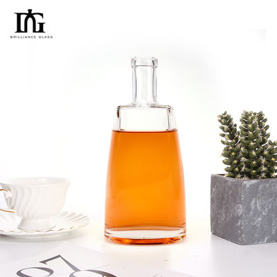 700ml 750ml Round Glass Bottle for Beverage OEM/ODM Acceptable Vodka Liquor