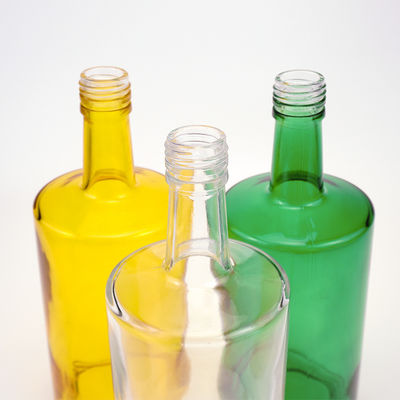 Super Flint Flat Shoulder Glass Bottle for Liquors and Beverages Custom 500ml 750ml