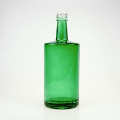 Super Flint Flat Shoulder Glass Bottle for Liquors and Beverages Custom 500ml 750ml