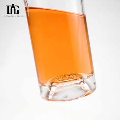 Beverage Vertical Stripe Clear Glass Bottles with Cork Stoppers Perfect Birthday Gift