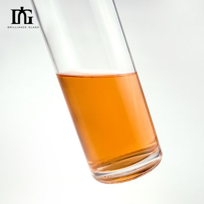 Industrial Beverage 750ml Clear Gin Vodka Ice Wine Glass Bottle with CORK Sealing Type