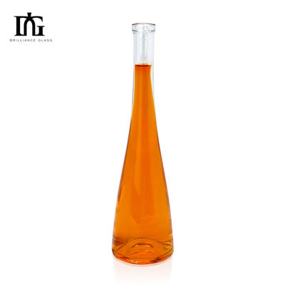 Direct 500ml Empty Clear Glass Alcohol Liquor Gift Bottles with Cork and Screw Cap