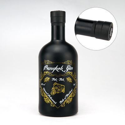 Customized 500ml Bordeaux Vodka Glass Bottle with Painting Surface Handling