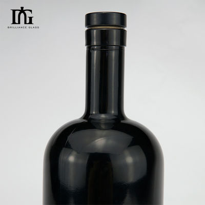 Customized 500ml Bordeaux Vodka Glass Bottle with Painting Surface Handling