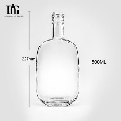500ml Glass WHISKY Bottle OEM/ODM Customized Unique Creative Design Can Be Customized