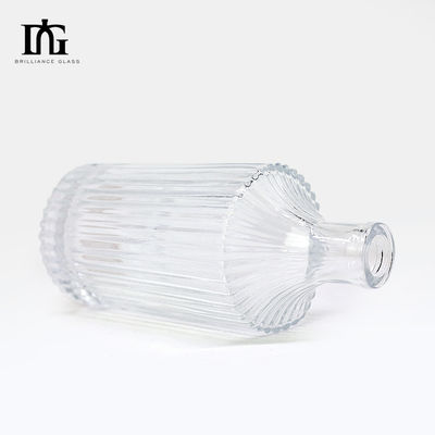 500ml Clear Glass Vodka Liquor Gin Rum Tequila Spirits Bottles with Transparent Design