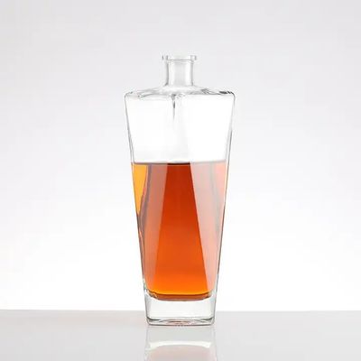350ml 500ml 750ml Unique Shape Custom Design Alcohol Vodka Gin Tequila Glass Bottles
