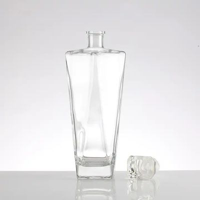 350ml 500ml 750ml Unique Shape Custom Design Alcohol Vodka Gin Tequila Glass Bottles