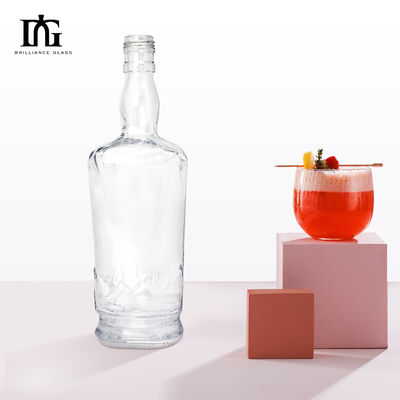 OEM/ODM 700ml 750ml Glass Bottle for Wine Whisky Directly Supply Cap Type Cork Screw Both