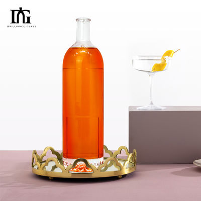 700ml Wine Gin Rum Vodka 750ml Whisky Glass Bottle with Hot Stamping Surface Handling