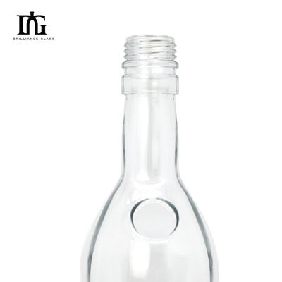 500ml 700ml 750ml Glass Bottles Matte Black Spirits Bottles with Lids and Customization