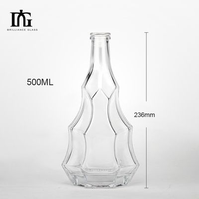 Customized Glass Bottles for Liquors and Beverages 500ml 700ml 750ml Manufacture