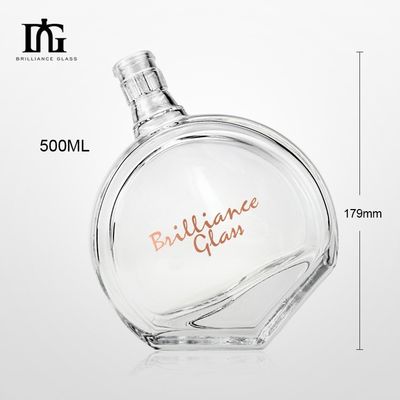 375ml 500ml 700ml 750ml 1000ml Glass Bottle with Cork Ideal for Champagne and Whiskey