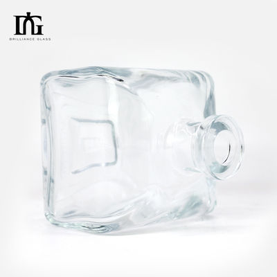 Clear Black White Tequila Liquor Glass Bottle for Drinks 100ml 200ml 375ml 500ml 750ml