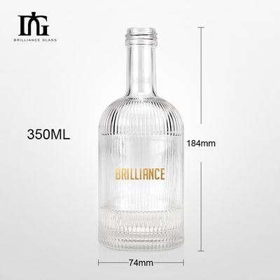 Glass Wine Bottle with T-Cork 200ml 375ml 500ml 750ml 1000ml For Liquors and Beverages