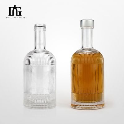 Glass Wine Bottle with T-Cork 200ml 375ml 500ml 750ml 1000ml For Liquors and Beverages