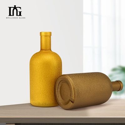 Customized Liquors Beverage Glass Wine Bottle with T-cork 200ml 375ml 500ml 750ml 1000ml