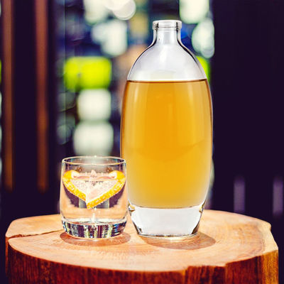 Engraving Surface Handling Glass Bottles 500ml 700ml 750ml 1000mL Vodka Whisky Brandy
