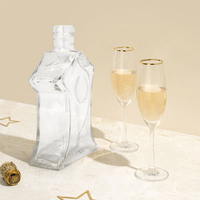 Cap Type Cork Screw Both 700ml 70cl 750ml 75cl Glass Bottle for Brandy Whiskey Gin Vodka