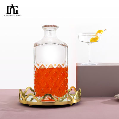 BRILLIANCE 500ml/750ml Glass Bottle for Beverage High Shape Clear and Customizable