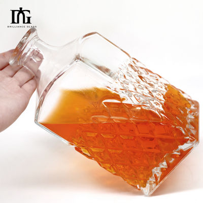 BRILLIANCE 500ml/750ml Glass Bottle for Beverage High Shape Clear and Customizable