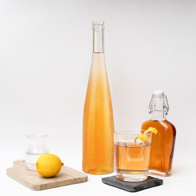 Engraving Surface Handling 380ml 700ml Glass Bottle for Tequila Whisky Vodka Rum Brandy