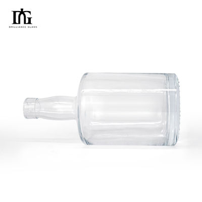 Body Material Glass 260ml Mini Bottles Clear Glass Bottle for Whisky Wine Liquor