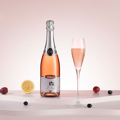 375ml/500ml/750ml Electroplated Golden Sparkling Wine Bottle with Cork Sealing Type