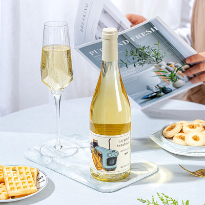 375ml/500ml/750ml Electroplated Golden Sparkling Wine Bottle with Cork Sealing Type