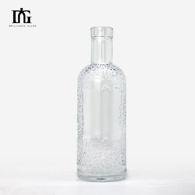 750ml/700ml Glass Bottle for Vodka Gin Rum Whisky Supplied by Accepting Custom Logo