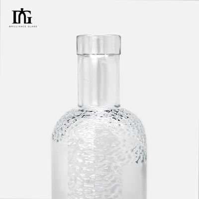 750ml/700ml Glass Bottle for Vodka Gin Rum Whisky Supplied by Accepting Custom Logo